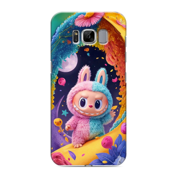 Силиконовый чехол на Samsung Galaxy S8 с принтом Labubu Лабубу
