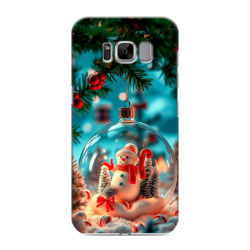 Силиконовый чехол на Samsung Galaxy S8 с принтом Новый год Силиконовый чехол на Samsung Galaxy S8 с принтом Новый год