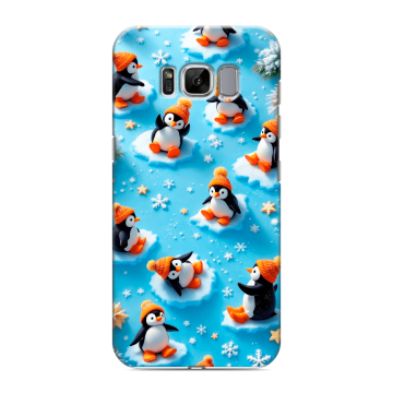 Силиконовый чехол на Samsung Galaxy S8 с принтом Новый год Силиконовый чехол на Samsung Galaxy S8 с принтом Новый год