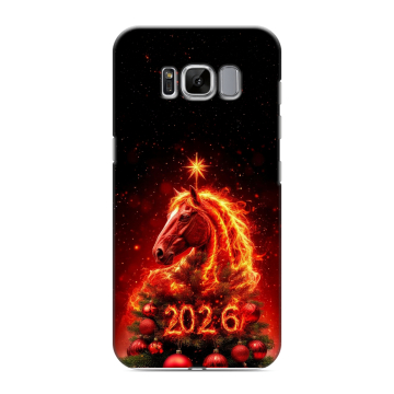 Силиконовый чехол на Samsung Galaxy S8 с принтом Новый год Силиконовый чехол на Samsung Galaxy S8 с принтом Новый год