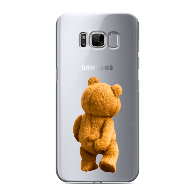 Силиконовый противоударный чехол на Samsung Galaxy S8 с принтом Медведь Силиконовый противоударный чехол на Samsung Galaxy S8 с принтом Медведь