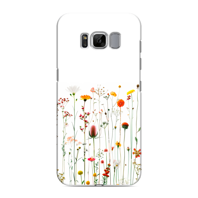 Силиконовый чехол на Samsung Galaxy S8 с принтом цветы Силиконовый чехол на Samsung Galaxy S8 с принтом цветы