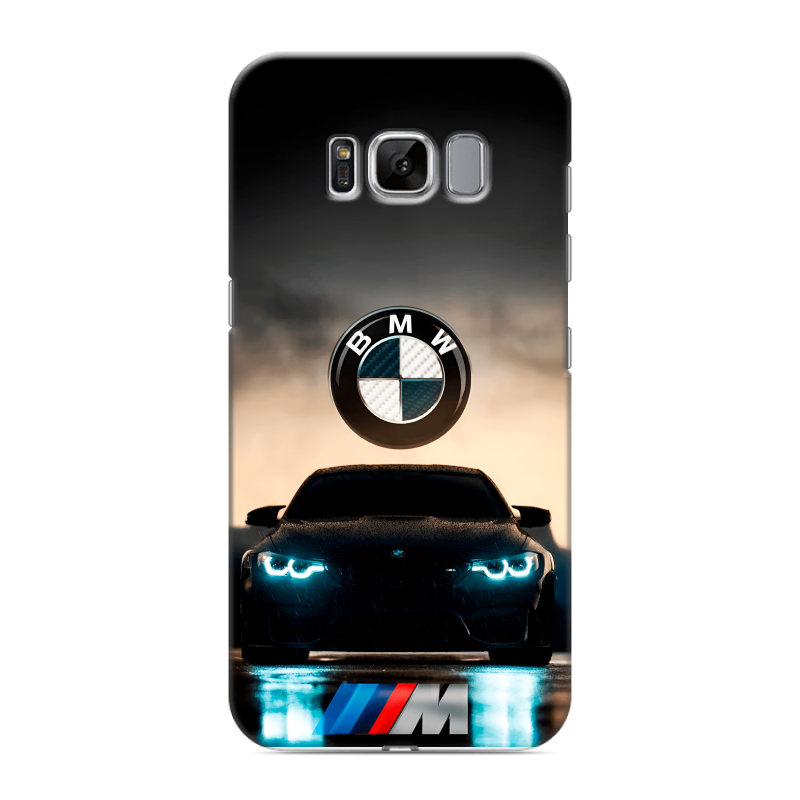 Силиконовый противоударный чехол на Samsung Galaxy S8 с принтом БМВ BMW Силиконовый противоударный чехол на Samsung Galaxy S8 с принтом БМВ BMW
