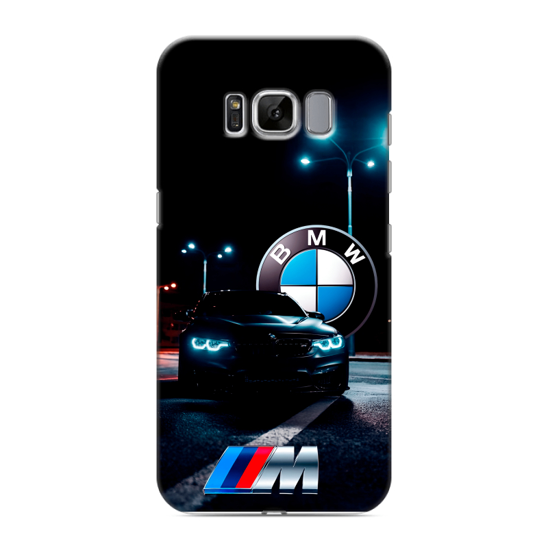 Силиконовый противоударный чехол на Samsung Galaxy S8 с принтом БМВ BMW Силиконовый противоударный чехол на Samsung Galaxy S8 с принтом БМВ BMW