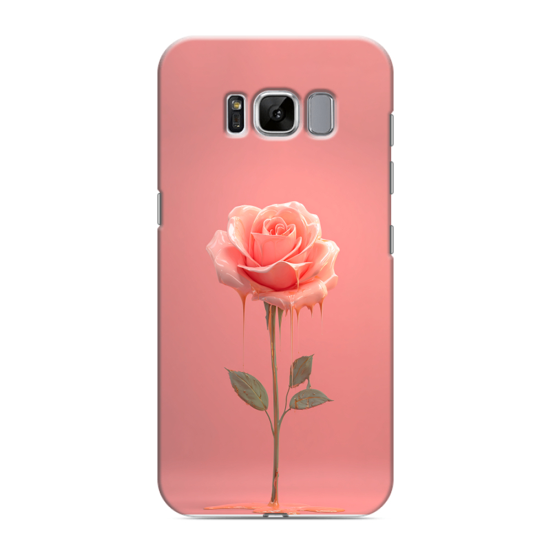 Силиконовый чехол на Samsung Galaxy S8 с принтом Розовая роза Силиконовый чехол на Samsung Galaxy S8 с принтом Розовая роза