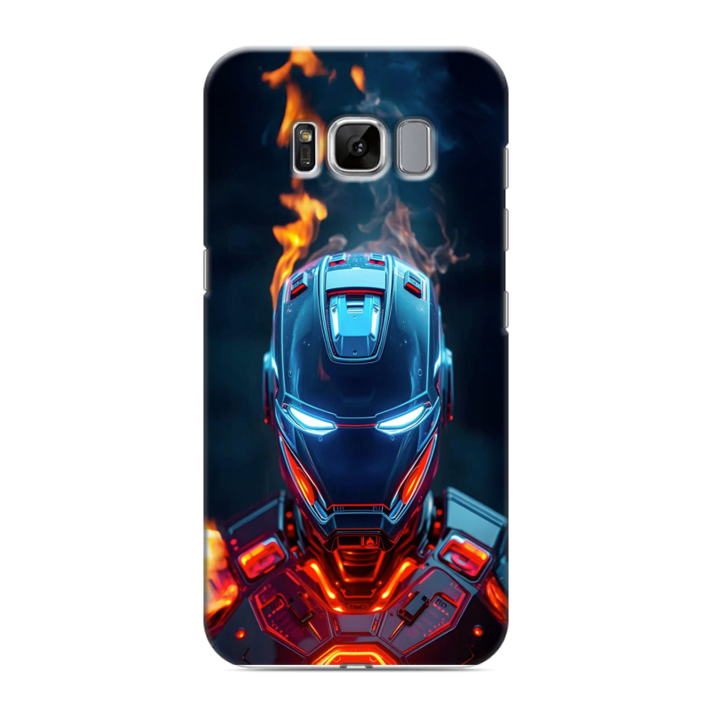 Силиконовый противоударный чехол на Samsung Galaxy S8 с принтом IronMan Железный человек Силиконовый противоударный чехол на Samsung Galaxy S8 с принтом IronMan Железный человек