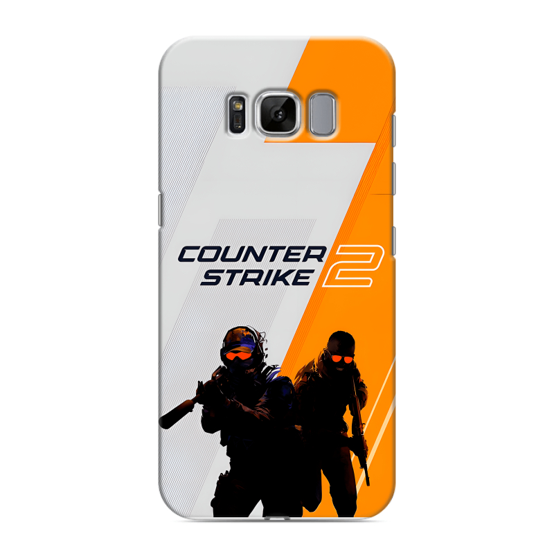 Силиконовый противоударный чехол на Samsung Galaxy S8 с принтом Counter Strike Силиконовый противоударный чехол на Samsung Galaxy S8 с принтом Counter Strike