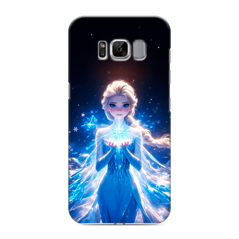 Силиконовый противоударный чехол на Samsung Galaxy S8 с принтом Холодное сердце Frozen Силиконовый противоударный чехол на Samsung Galaxy S8 с принтом Холодное сердце Frozen