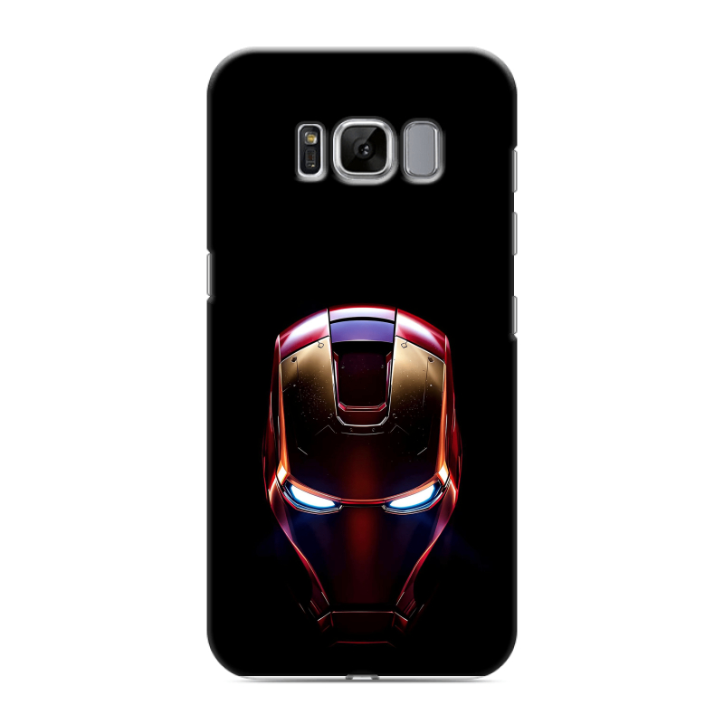Силиконовый противоударный чехол на Samsung Galaxy S8 с принтом IronMan Железный человек Силиконовый противоударный чехол на Samsung Galaxy S8 с принтом IronMan Железный человек