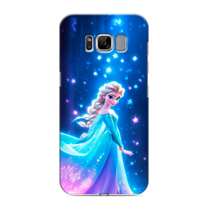Силиконовый противоударный чехол на Samsung Galaxy S8 с принтом Холодное сердце Frozen Силиконовый противоударный чехол на Samsung Galaxy S8 с принтом Холодное сердце Frozen