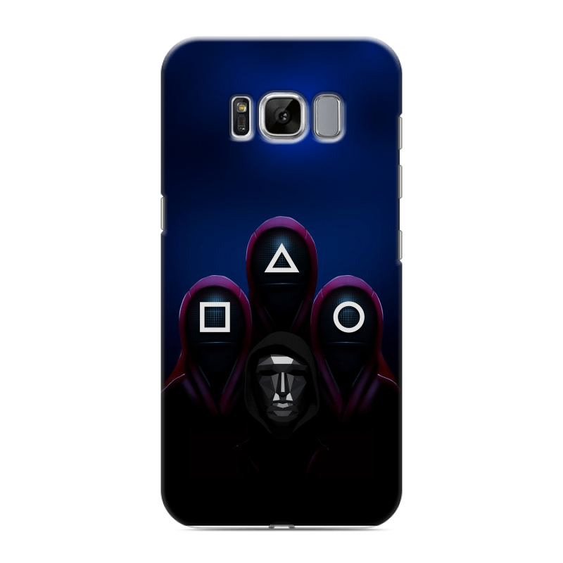 Силиконовый чехол на Samsung Galaxy S8 с принтом Игра Кальмара Силиконовый чехол на Samsung Galaxy S8 с принтом Игра Кальмара