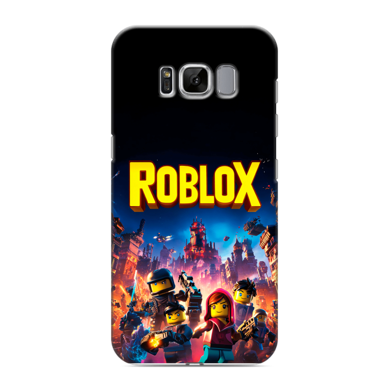 Силиконовый противоударный чехол на Samsung Galaxy S8 с принтом Roblox Роблокс Силиконовый противоударный чехол на Samsung Galaxy S8 с принтом Roblox Роблокс