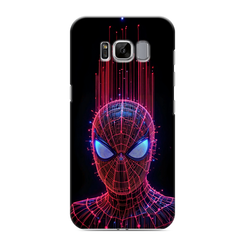 Силиконовый противоударный чехол на Samsung Galaxy S8 с принтом Spiderman Человек паук Силиконовый противоударный чехол на Samsung Galaxy S8 с принтом Spiderman Человек паук