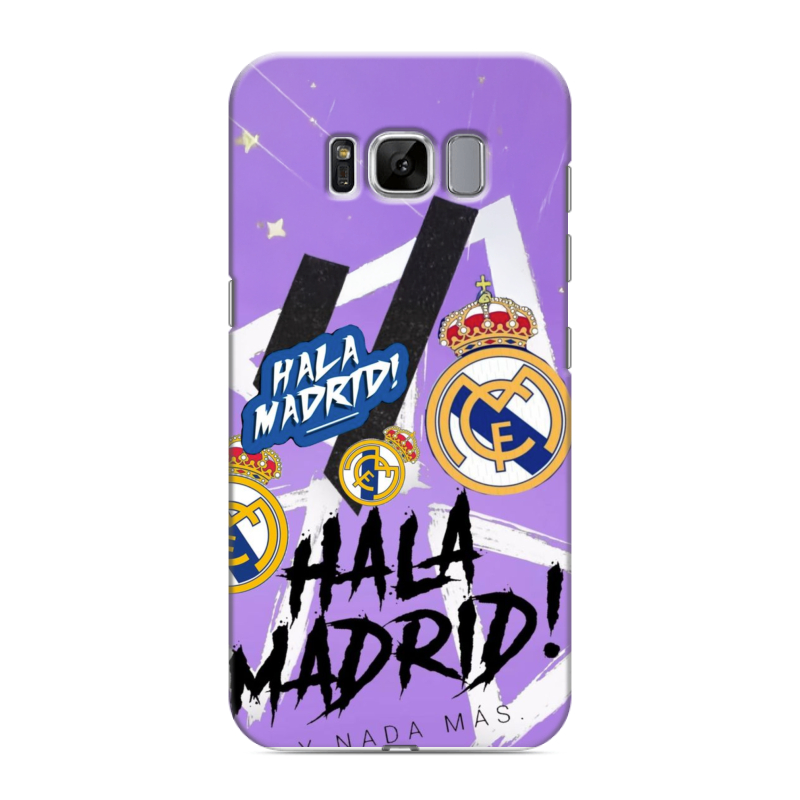 Силиконовый противоударный чехол на Samsung Galaxy S8 с принтом Real Madrid Реал Мадрид Силиконовый противоударный чехол на Samsung Galaxy S8 с принтом Real Madrid Реал Мадрид