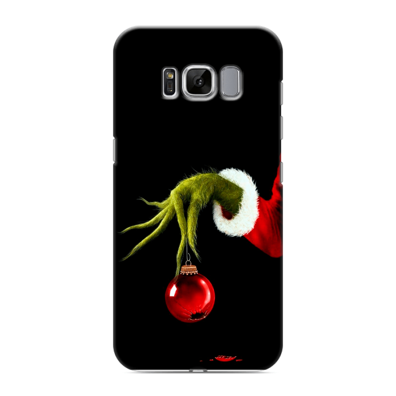 Силиконовый чехол на Samsung Galaxy S8 с принтом Новый год Гринч Силиконовый чехол на Samsung Galaxy S8 с принтом Новый год Гринч