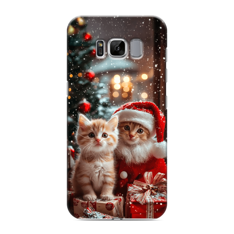 Силиконовый чехол на Samsung Galaxy S8 с принтом Новый год Силиконовый чехол на Samsung Galaxy S8 с принтом Новый год