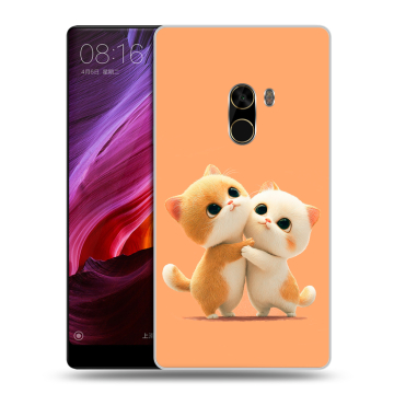 Силиконовый чехол на Xiaomi Mi Mix с принтом Милые котики Силиконовый чехол на Xiaomi Mi Mix с принтом Милые котики
