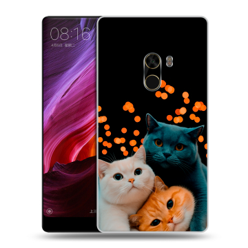 Силиконовый чехол на Xiaomi Mi Mix с принтом Кошки