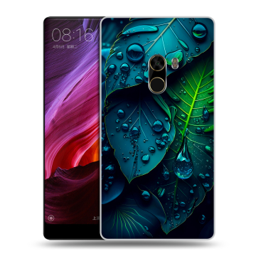 Силиконовый чехол на Xiaomi Mi Mix с принтом Листья Силиконовый чехол на Xiaomi Mi Mix с принтом Листья