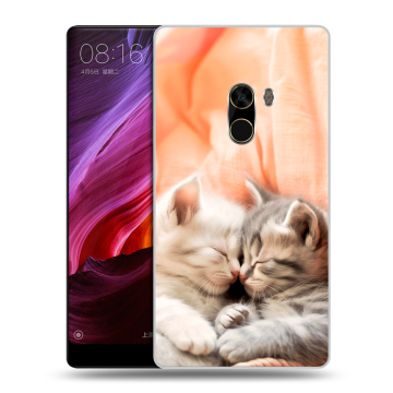 Силиконовый чехол на Xiaomi Mi Mix с принтом Котята