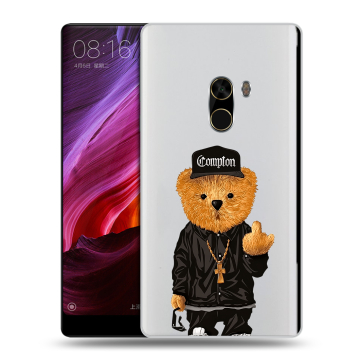 Силиконовый чехол на Xiaomi Mi Mix с принтом Мишка Силиконовый чехол на Xiaomi Mi Mix с принтом Мишка