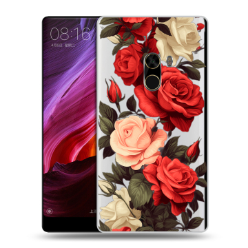 Силиконовый чехол на Xiaomi Mi Mix с принтом Розы Силиконовый чехол на Xiaomi Mi Mix с принтом Розы