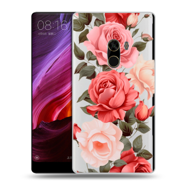 Силиконовый чехол на Xiaomi Mi Mix с принтом Розы Силиконовый чехол на Xiaomi Mi Mix с принтом Розы