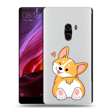 Силиконовый чехол на Xiaomi Mi Mix с принтом Корги Силиконовый чехол на Xiaomi Mi Mix с принтом Корги