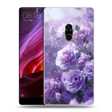 Силиконовый чехол на Xiaomi Mi Mix с принтом Розы цветы Силиконовый чехол на Xiaomi Mi Mix с принтом Розы цветы