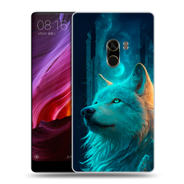 Силиконовый чехол на Xiaomi Mi Mix с принтом бабочки саккура