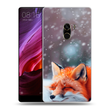 Силиконовый чехол на Xiaomi Mi Mix с принтом лиса Силиконовый чехол на Xiaomi Mi Mix с принтом лиса