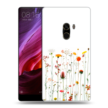 Силиконовый чехол на Xiaomi Mi Mix с принтом цветы Силиконовый чехол на Xiaomi Mi Mix с принтом цветы