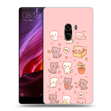Силиконовый чехол на Xiaomi Mi Mix с принтом Hello Kitty Хелоу Кити
