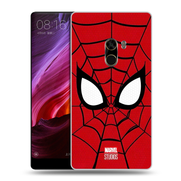 Силиконовый чехол на Xiaomi Mi Mix с принтом человек паук spiderman Силиконовый чехол на Xiaomi Mi Mix с принтом человек паук spiderman