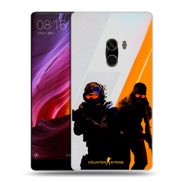 Силиконовый чехол на Xiaomi Mi Mix с принтом Контер страйк Counter strike