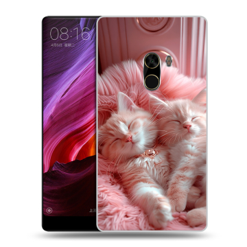 Силиконовый чехол на Xiaomi Mi Mix с принтом котята котики Силиконовый чехол на Xiaomi Mi Mix с принтом котята котики