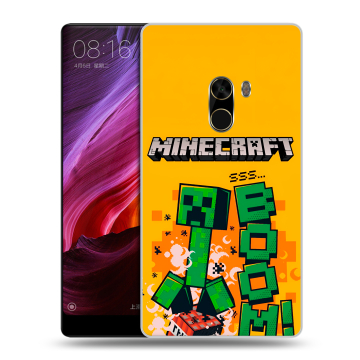 Силиконовый чехол на Xiaomi Mi Mix с принтом Майнкрафт Minecraft Силиконовый чехол на Xiaomi Mi Mix с принтом Майнкрафт Minecraft