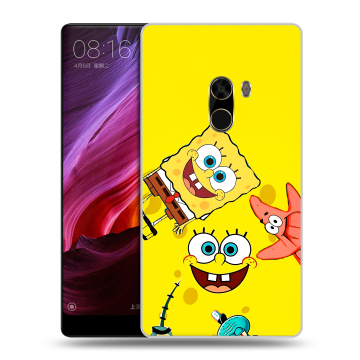Силиконовый чехол на Xiaomi Mi Mix с принтом Спанч боб Спанчбоб