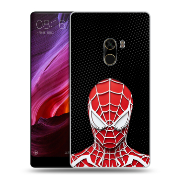 Силиконовый чехол на Xiaomi Mi Mix с принтом человек паук spiderman