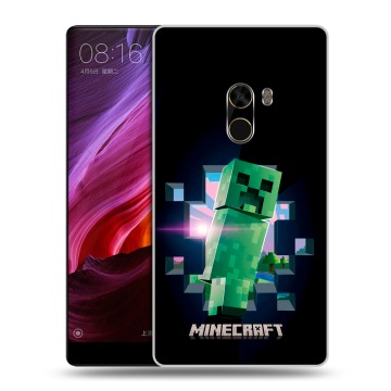 Силиконовый чехол на Xiaomi Mi Mix с принтом Майнкрафт Minecraft Силиконовый чехол на Xiaomi Mi Mix с принтом Майнкрафт Minecraft