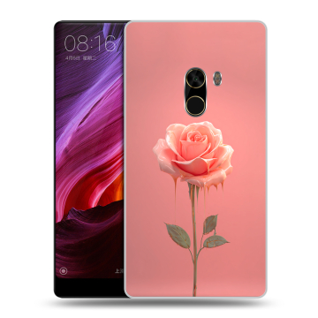 Силиконовый чехол на Xiaomi Mi Mix с принтом Розовая роза Силиконовый чехол на Xiaomi Mi Mix с принтом Розовая роза