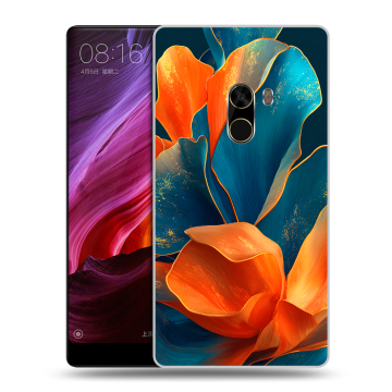 Силиконовый чехол на Xiaomi Mi Mix с принтом Цветы Силиконовый чехол на Xiaomi Mi Mix с принтом Цветы