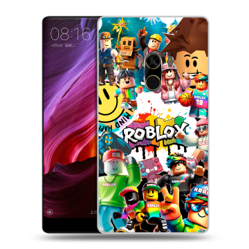 Силиконовый чехол на Xiaomi Mi Mix с принтом Roblox Роблокс Силиконовый чехол на Xiaomi Mi Mix с принтом Roblox Роблокс
