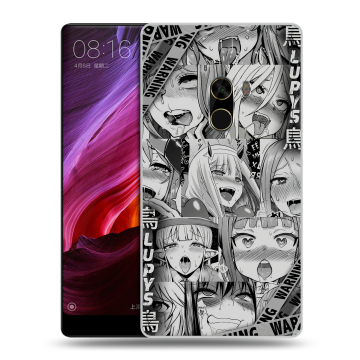 Силиконовый чехол на Xiaomi Mi Mix с принтом Ahegao Ахегао Аниме