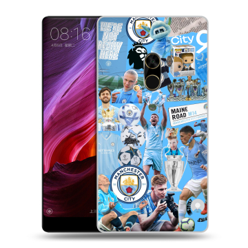 Силиконовый чехол на Xiaomi Mi Mix с принтом Man City Манчестер Сити