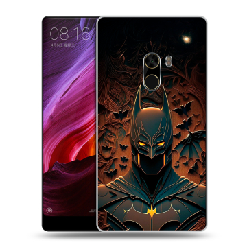 Силиконовый чехол на Xiaomi Mi Mix с принтом Batman Бэтмен