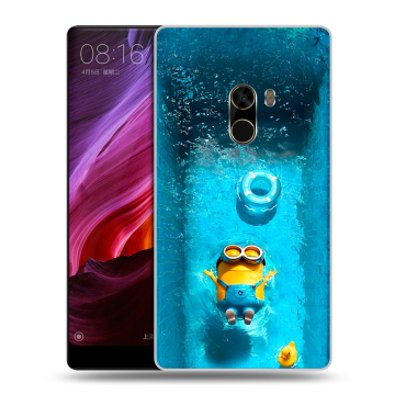 Силиконовый чехол на Xiaomi Mi Mix с принтом Миньоны Силиконовый чехол на Xiaomi Mi Mix с принтом Миньоны