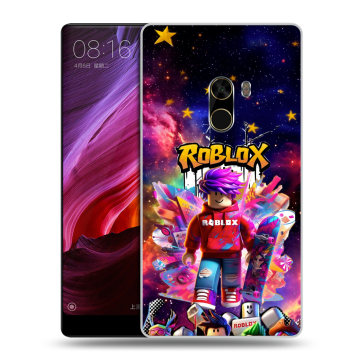 Силиконовый чехол на Xiaomi Mi Mix с принтом Roblox Роблокс Силиконовый чехол на Xiaomi Mi Mix с принтом Roblox Роблокс
