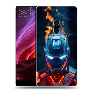 Силиконовый чехол на Xiaomi Mi Mix с принтом IronMan Железный человек