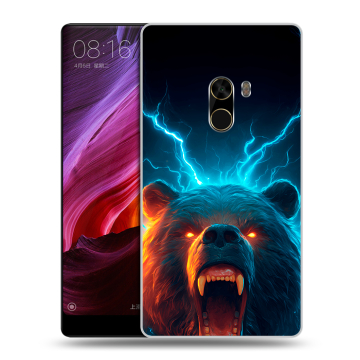 Силиконовый чехол на Xiaomi Mi Mix с принтом Медведь